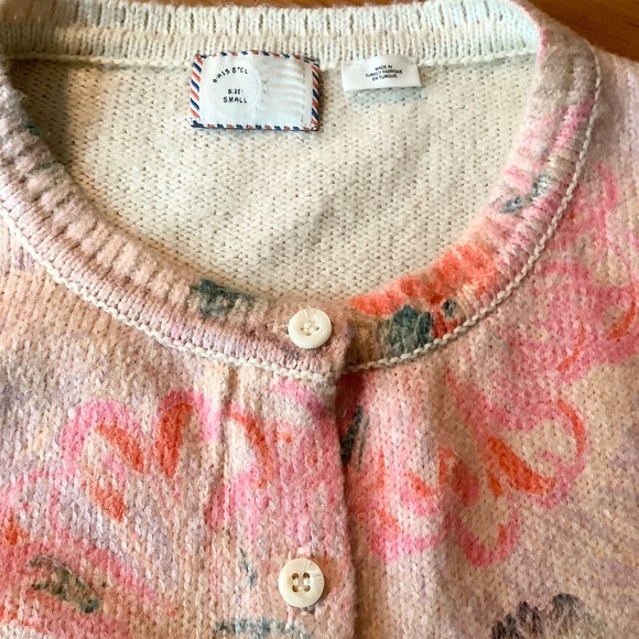 Anthropologie Floral Cardigan - Picture 3 of 4